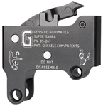37417 Geissele Automatics 05267 Super Sabra Trigger Pack Two-Stage Curved Trigger with