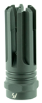 37727 Strike Industries VENOMFH308 Venom Flash Hider Black Steel with 5/8"-24 tpi Thre