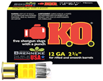 Brenneke Usa 37895 Brenneke SL122KO K.O.  12 Gauge 2.75" 1 oz Slug Shot 5 Bx/ 50 Cs