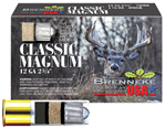 Brenneke Usa 37900 Brenneke SL122CLM Classic Magnum   12 Gauge 2.75" 1 1/8 oz Slug Shot 5 Bx/ 50 Cs