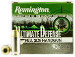 3796 Remington Ammunition 28973 Ultimate Defense  45 ACP +P 185 gr Brass Jacket Hollo