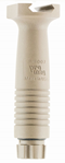 Promag 38219 ProMag PM007FDE Vertical Foregrip Swiss Pattern AR-15, M16 Flat Dark Earth Polym