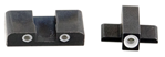 Ameriglo 38429 AmeriGlo SG161 Classic 3-Dot Night Sight Set Tritium Green with White Outline Fr