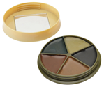 Gsm Outdoors 38508 HME CMOFP5 Camo Face Paint Kit Black/Brown/Green/Sand/Light Green