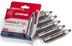 39016 Crosman 231B Powerlet CO2 Cartridges 12 Grams Stainless 5pk