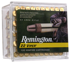 41059 Remington Ammunition 1900 Viper 22 LR Truncated Cone Solid 36 GR 100Box/50Case