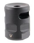 41253 Strike Industries WHCOMP556 WarHog Comp  Black Steel with 1/2"-28 tpi Threads, 1