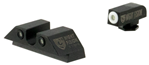 41444 Night Fision GLK001007WGZ OEM Replacement Perfect Dot Night Sight Set Square Tri