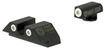 41700 Night Fision GLK003007WGW OEM Replacement Perfect Dot Night Sight Set Square Tri