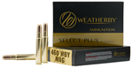 42198 Weatherby B460450TSX Select Plus  460 Wthby Mag 450 gr Barnes TSX Lead Free 20 B