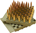 Mtm Molded Prod 42392 MTM Case-Gard LT-50-43 Universal Compact Loading Tray Gray Multi-Caliber Plastic