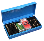 Mtm Molded Prod 42395 MTM Case-Gard SB-200-20 SB-200  Multi-Caliber Rimfire Rifles Blue Polypropylene