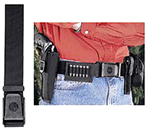 Michaels Of Ore 44154 Uncle Mike's 88001 Sidekick Holster Belt made of Nylon with Black Finish & 2" Wi