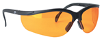 Gsm Outdoors 44254 Walker's GWPAMBLSG Sport Glasses  99% UV Rated Polycarbonate Amber Lens with Bla