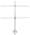 Gsm Outdoors 44311 SME SMETGTST Double Paper Target Stand Standing Steel Standing Includes 8 Metal