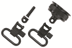 Michaels Of Ore 44428 Uncle Mike's 18032 Mag Cap Swivel Set made of Steel with Blued Finish, 1" Loop S