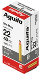 44460 Aguila 1B222401 Silver Eagle High Velocity 22 WMR 40 gr Semi-Jacketed Soft Point