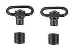 Michaels Of Ore 44612 Uncle Mikes 1011-2 1" Quick Detach Push Button Sling Swivel 1" Blued Steel