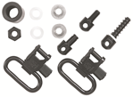Michaels Of Ore 44629 Uncle Mikes 12312 Quick Detach Super Swivels 1"  Black Steel Most Pump/Auto Shot
