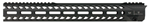 Strike Industri 44820 Strike STRIKERAIL Strike Rail  AR-15 Black Aluminum 15.50" M-LOK