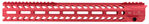 Strike Industri 44821 Strike STRIKERAIL Strike Rail  AR-15 Red Aluminum 15.50" M-LOK