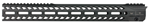 Strike Industri 44822 Strike STRIKERAIL Strike Rail  AR-15 Black Aluminum 17" M-LOK