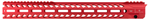 Strike Industri 44829 Strike STRIKERAIL Strike Rail  AR-15 Red Aluminum 17" M-LOK