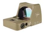 44834 Trijicon 700624 RMR Type 2 Flat Dark Earth Cerakote 1x 3.25 MOA Illuminated Red