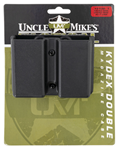 Michaels Of Ore 45465 Uncle Mikes 51361 Kydex Double Mag Case Fits Belt Loops up to 1.75" Black