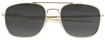 Camp Co 4548 Humvee Adventure Gear HMV52BGOLD Sunglasses  Polarized MIL-PRF-31013 Gray Lens w