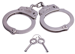 Camp Co 4578 Uzi Accessories UZIHCCS Law Enforcement Cuffs Law Enforcement Cuffs Nickel Plate