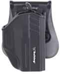 Bulldog Cases 46579 Bulldog TR-SWMPS Thumb Release  Black Polymer Belt S&W M&P Shield Right Hand