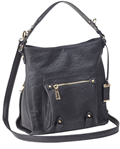 Bulldog Cases 46581 BDP-053 BULLDOG HOBO ANNA PURSE BLK