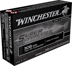 Winchester Ammu 46614 Winchester Ammo SUP308 Super Suppressed  308 Win 168 gr Open Tip Range 20 Bx/10