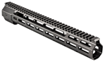 Zev Technologie 46845 ZEV HG308WEDGE14 Large Frame 308 Rifle Wedge Lock Handguard Aluminum Black Hard