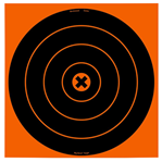 Birchwood Labor 48227 Birchwood Casey 36213 Big Burst  Self-Adhesive Paper 12" Bullseye Orange/Black 3