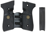 48453 Pachmayr 02500 Signature Grip Wraparound Black Rubber with Backstrap & Finger Gr