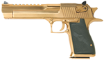 DESERT EAGLE Magnum Research DE50TG Desert Eagle Mark XIX 50AE 6" 7+1 Blk Syn Titanium Gold