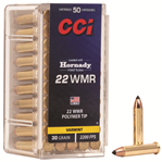 Cci/speer 49834 CCI 0073 Varmint  22 WMR 30 gr V-Max Polymer Tip 50 Bx/ 40 Cs