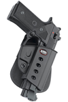 49990 Fobus BRV Standard Evolution Paddle Holster BRV N/A Black Plastic