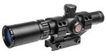 5019 Truglo TG8514BT Tru-Brite 30 1-4x 24mm Obj Wide FOV 30mm Tube Black Finish Duple