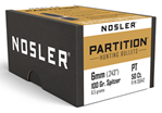 Nosler 51302 35642 NOSLER 6MM 100GR SP PARTITION 50CT
