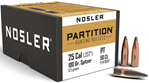 51303 Nosler 16317 Partition  25 Caliber .257 100 GR Spitzer 50 Per Box