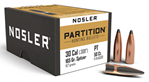51316 Nosler 16330 Partition  30 Caliber .308 165 GR Spitzer 50 Per Box