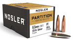 51462 Nosler 16320 Partition  6.5mm .264 125 GR Partition Spitzer 50 Per Box