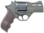 RHINO Chiappa Firearms 340285 Rhino 30DS  357 Mag 6 Round 3" OD Green Walnut Grip