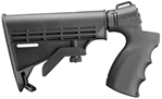 Aim Sports Inc 51872 Aim Sports APGSM500 Mossberg Shotgun Stock 6 Position w/Pistol Grip Black Synthe