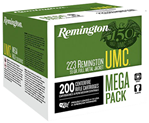 52785 Remington Ammunition L223R3A UMC 223 Remington/5.56 NATO 55 GR Metal Case (FMJ)