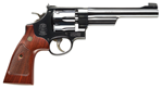 Smith & Wesson 150341 27 Classic Single/Double 357 Magnum 6.5" 6 Walnut Square B