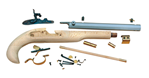 Traditions Inc KENTUCKY Trad KP50602 Kentucky Pistol Kit Cap Lock 50 BlkPwdr 10" Fxd Sights H-Wood Stk